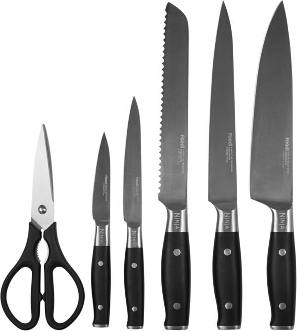 Ninja Foodi NeverDull Premium 12-Piece German Stainless Steel Knife System with Built-in Sharpener K32012 Kitchen Cutting - Image 6